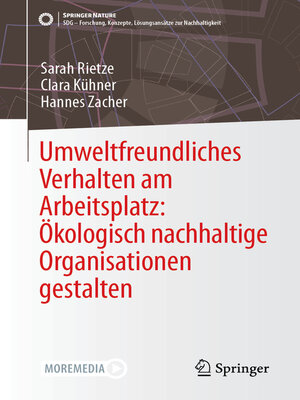 cover image of Umweltfreundliches Verhalten am Arbeitsplatz